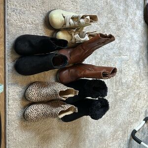 Cat & Jack Kids Boots - Black, Brown, and Cream